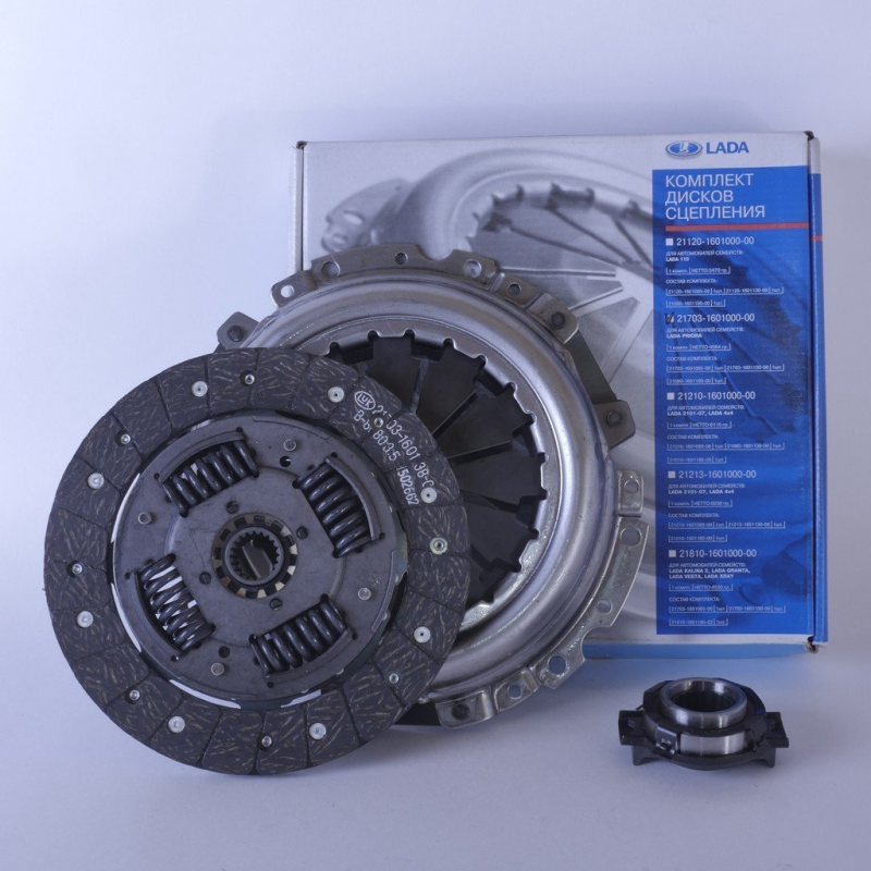 Комплект сцепления 21703-1601085+1601130+2108-1601180 (АВТОВАЗ)